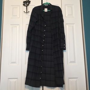 Free People long flannel
